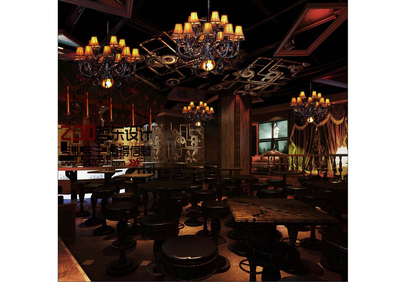 海倫堡BAR效果圖