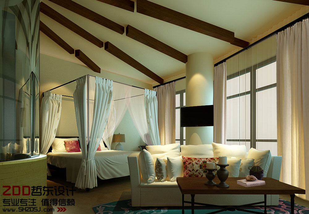 鄭州新浙商商務(wù)精品酒店海景房設(shè)計(jì)效果圖