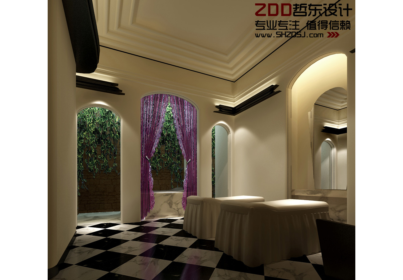 華逸姿水療spa會(huì)所設(shè)計(jì)欣賞