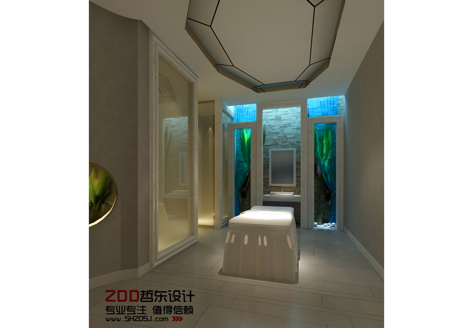 華逸姿水療spa會(huì)所設(shè)計(jì)欣賞