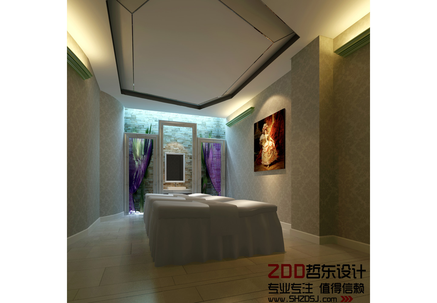 華逸姿水療spa會(huì)所設(shè)計(jì)欣賞